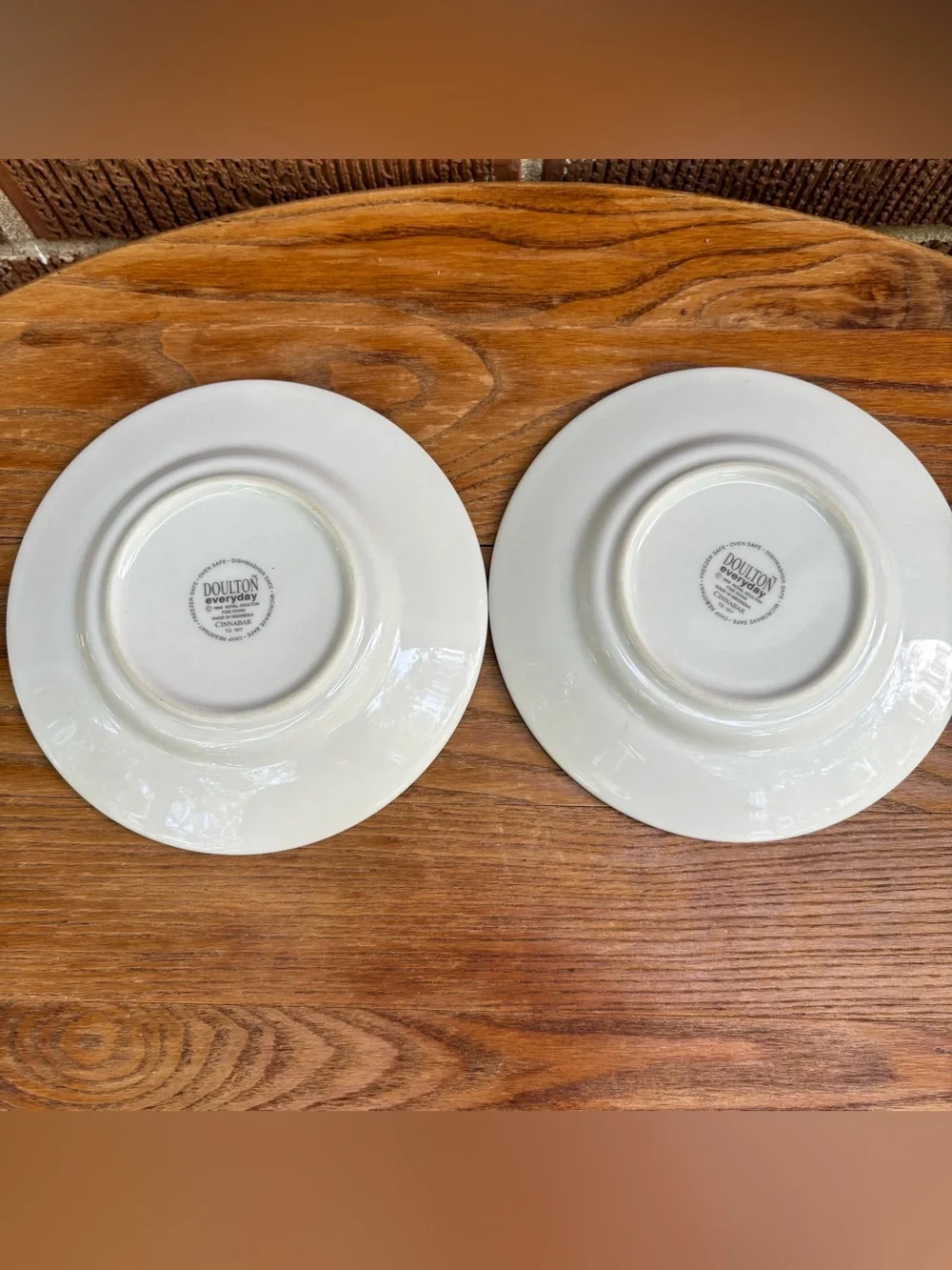 Royal Doulton Everyday Cinnabar Plate bread saucer 6” Set of 2 T. C. 1217